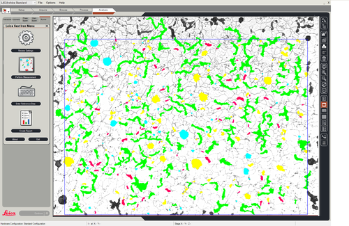 Phần mềm đánh giá chất lượng gang theo tiêu chuẩn quốc tế Leica Cast Iron Expert