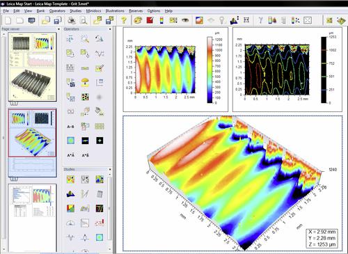 Phần mềm tạo ảnh bề mặt và hệ thống đo lường Leica Map