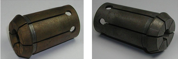 Hình ảnh trước và sau khi làm sạch gỉ sét trên vòng kẹp