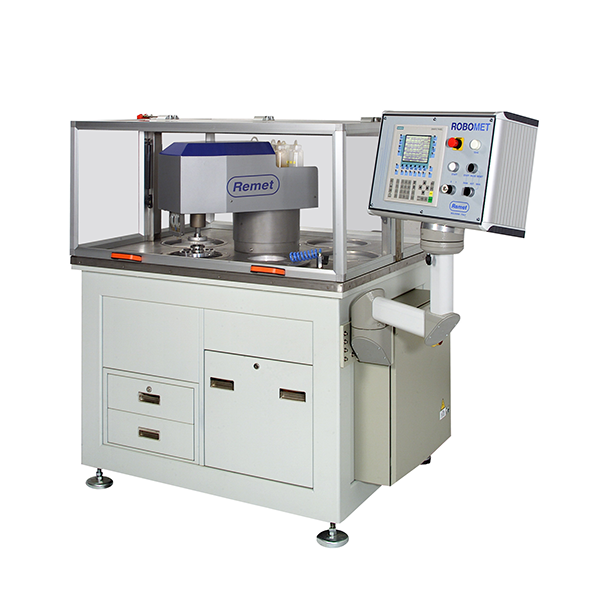 Máy đánh bóng mẫu kim tương tự động 6 vị trí ROBOMET