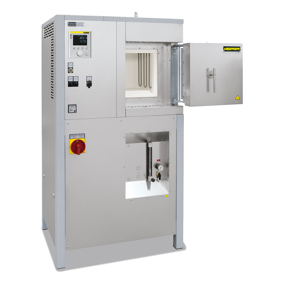 Lò nung nhiệt độ cao 1800 độ với bộ gia nhiệt molipđen và cách nhiệt bằng bông thủy tinh Nabertherm