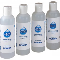 Bộ dung dịch chuẩn pH. Trọn bộ theo tiêu chuẩn USA bao gồm: (4.01/ 7.00/ 10.01/ dung dịch ngâm điện cực); Chai/ 250 ml (Code: 502-S)