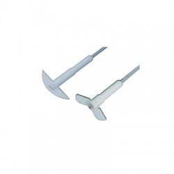 Cánh khuấy PTFE ly tâm   (76/17mm, 8mm đường kính trục, 500mm chiều dài)