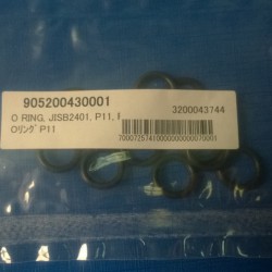 Vòng đệm bằng cao su lưu hóa hình O, mã P11 FPM (10 chiếc/bộ)