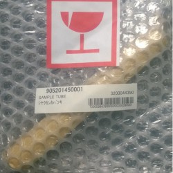 Ống chứa mẫu bằng thủy tinh.