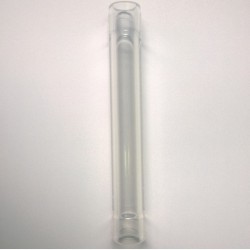 Ống chứa mẫu bằng thủy tinh.