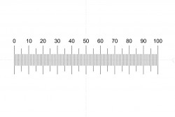 Trắc vi thị kính vạch ngang NE1, 10mm/0.1mm