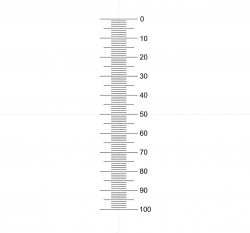 Trắc vi thị kính vạch đứng NE2, 10mm/0.1mm
