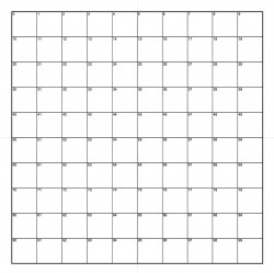 Lưới trắc vi thị kính hình vuông đánh số NE35, 1.0mm