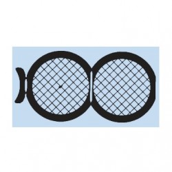 Lưới mẫu TEM dạng gấp, 100/100 mắt