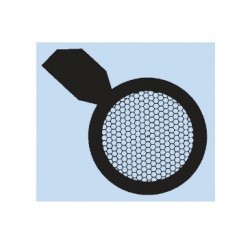 Lưới mẫu TEM lục giác có tay cầm, 180 mắt