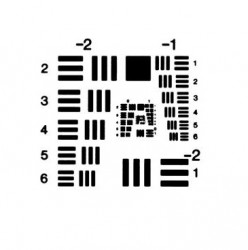 Mẫu chuẩn độ phân giải quang học dương bản R71 USAF 