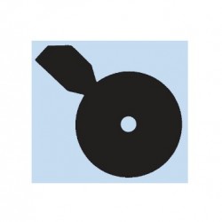 Lưới mẫu TEM dạng tròn đường kính 0.4mm có tay cầm