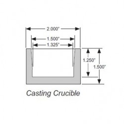 Chén nung/đúc graphit SCP Science (10) 